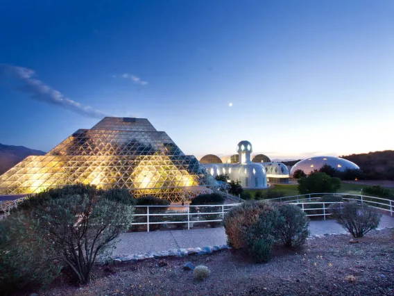 Exterior photo of Biosphere 2